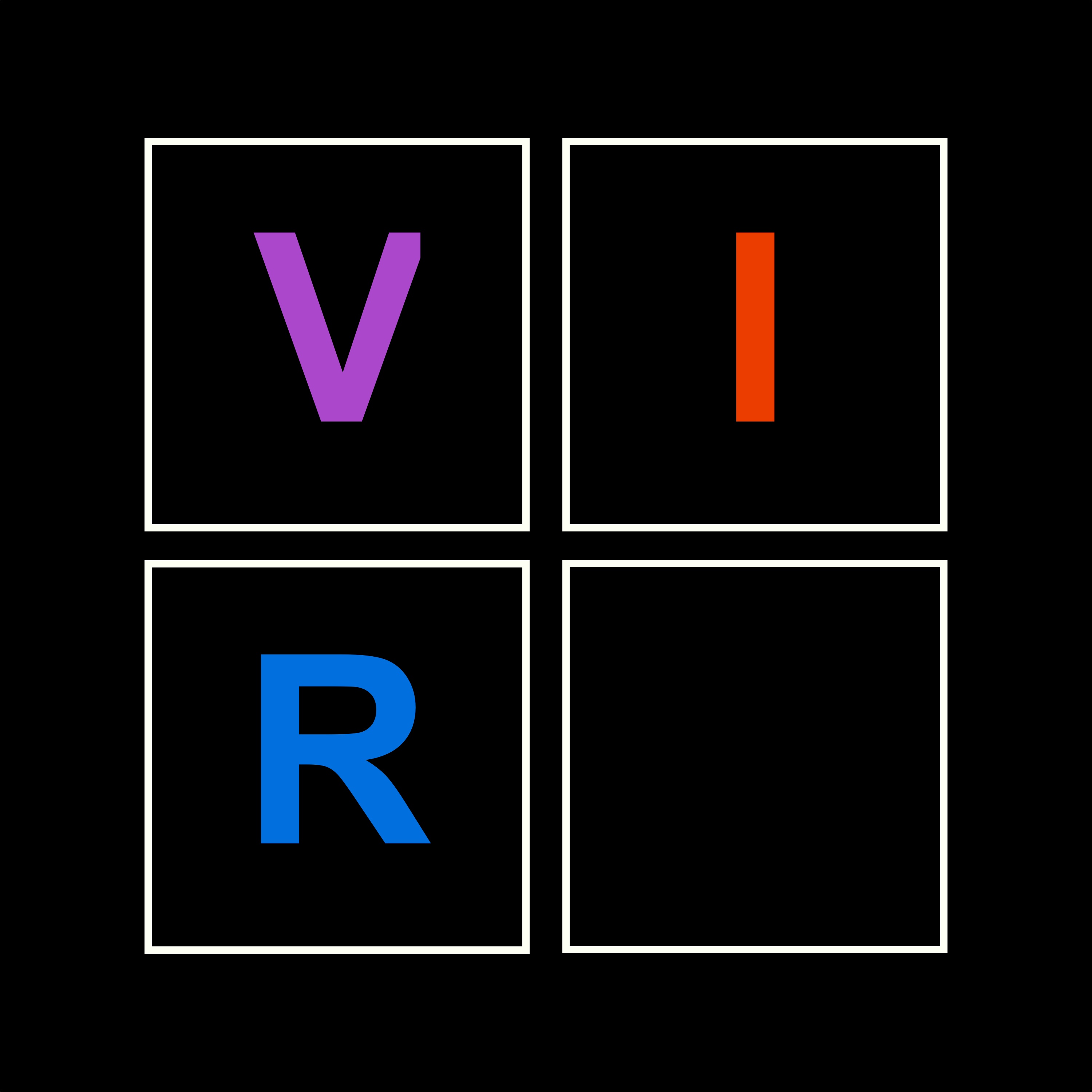 The text V I V R meant to represent the Visually Impaired Virtual Reality project